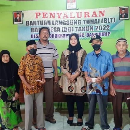 PENYALURAN BLT DD TRIWULAN IV BULAN OKTOBER 2022